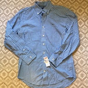 Vineyard Vines NWT Whale Shirt Gingham Size S